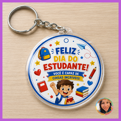 KIT Dia do estudante: Decoração para cesta - Tags - Marcador de página - Plaquinha para foto - Imagem 2