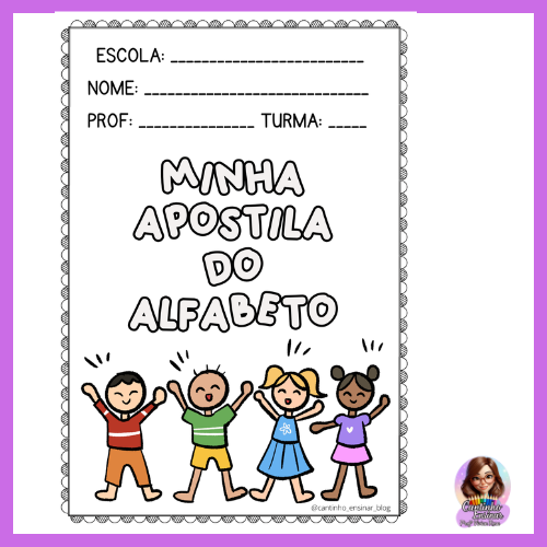 Minha Apostila do Alfabeto de A até Z