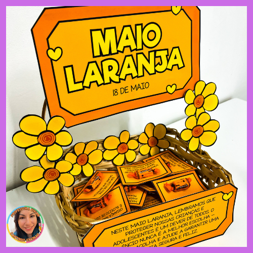 Cesta de Mensagens Maio Laranja