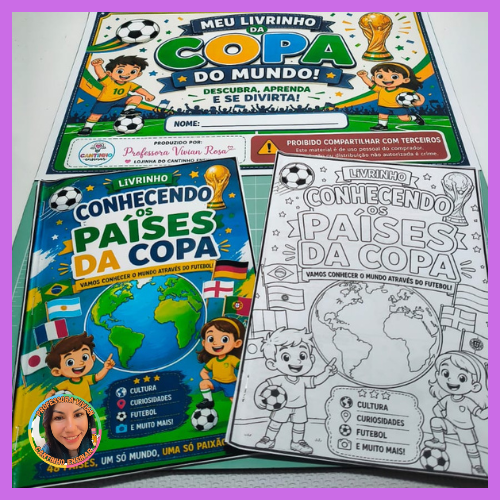Livrinho Conhecendo os Países da Copa do Mundo 2026