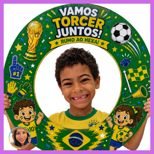 Moldura Bambolê Copa do Mundo