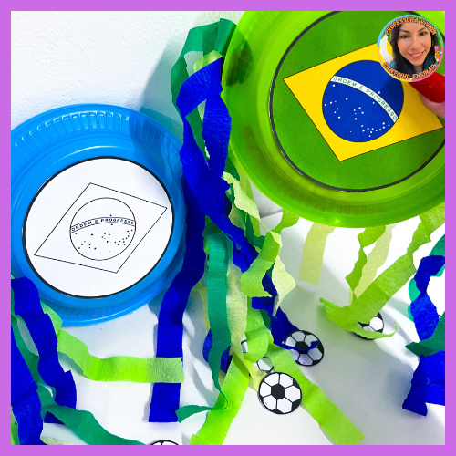 Decoração para Pandeiro Copa do Mundo