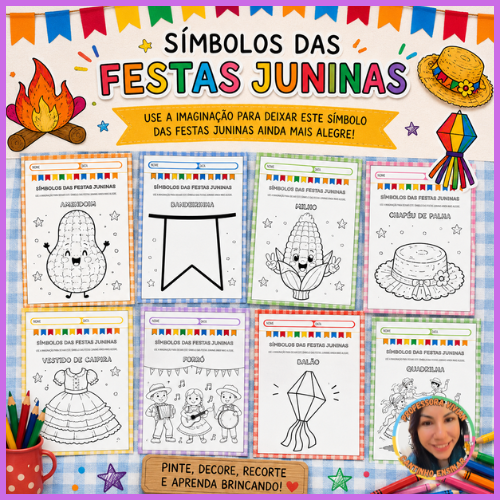 ATIVIDADES ARTÍSTICAS SÍMBOLOS DA FESTA JUNINA