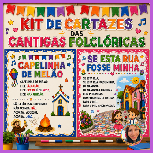 KIT DAS CANTIGAS FOLCLÓRICAS