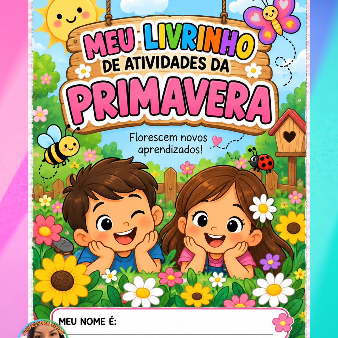 MEU LIVRINHO DE ATIVIDADES DA PRIMAVERA – EDUCAÇÃO INFANTIL