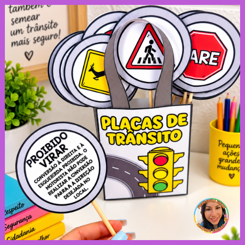 Sacolas placas de Trânsito