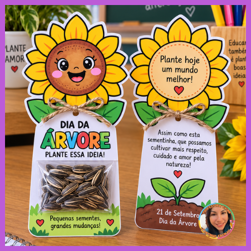 LEMBRANCINHA DIA DA ÁRVORE – PLANTE ESSA IDEIA!