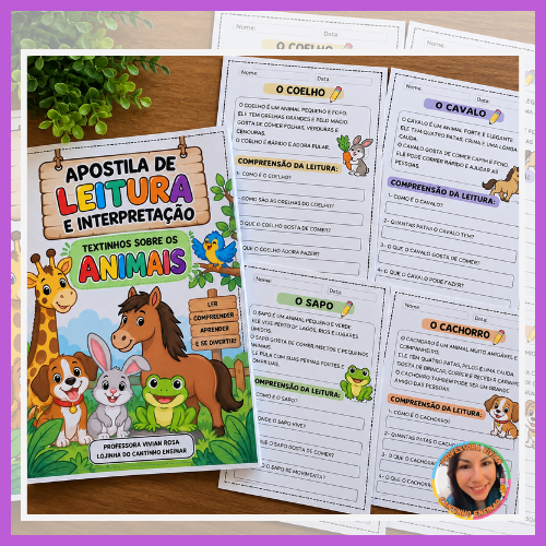 APOSTILA DE LEITURA E INTERPRETAÇÃO – TEXTINHOS SOBRE OS ANIMAIS